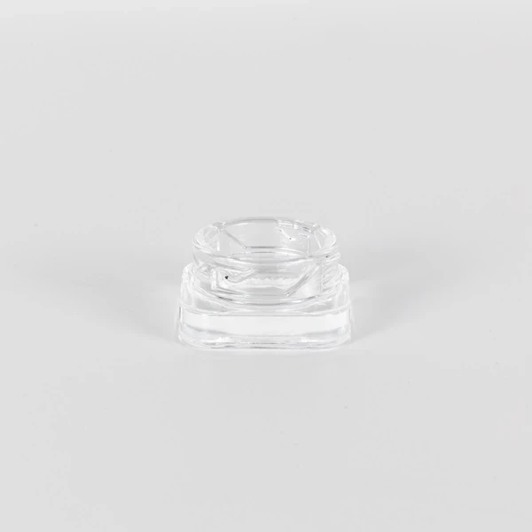 5 ml Square Child-Resistant Glass Concentrate Jar 5 5g Clear Square Child Resistant Concentrate Jar