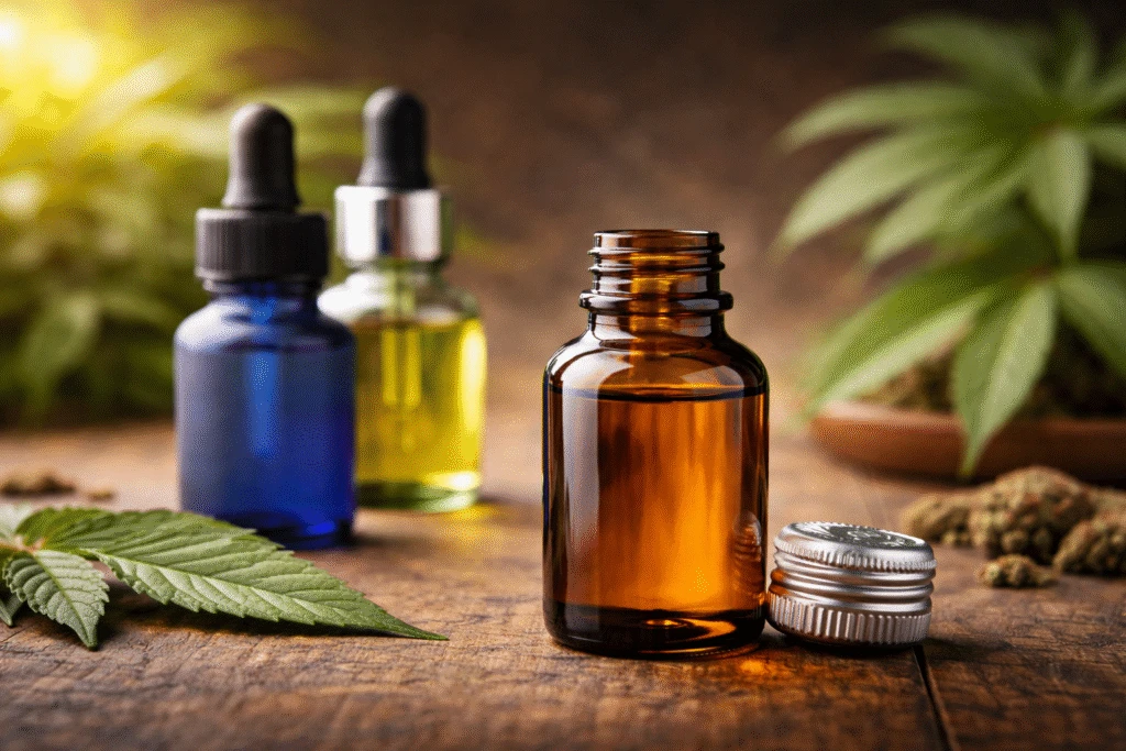 THC Oil Bottle Selection Guide: Dropper vs Threaded Cap vs Crimp Seal 5 Threaded cap THC Oil Bottle made of amber glass for secure oil storage