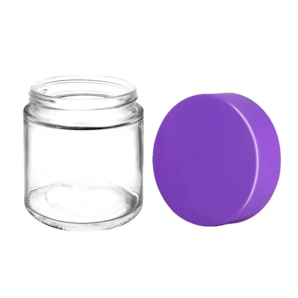 8oz Cannabis Glass Jar with childproof lid 8 8 oz Cannabis Glass Jar
