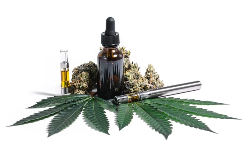 Crimp seal THC Oil Bottle with tamper-proof aluminum cap for secure sealing