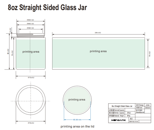8 oz-Wide Mouth Straight Sided Jar in Amber (70-400) 12 8 oz-Wide Mouth Straight Sided Jar in Amber (70-400)