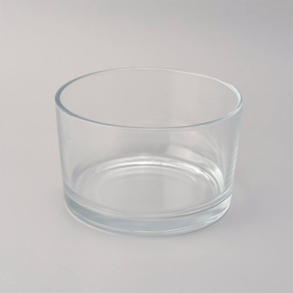 High Quality Large Volume 18oz 530ml Round Empty Clear Glass Candle Jar 6 High Quality Large Volume 18oz 530ml Round Empty Clear Glass Candle Jar