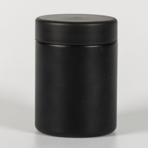 5 oz Airtight Black Cannabis Glass Jar with CR Cap 6 5 oz Airtight Black Cannabis Glass Jar with CR Cap