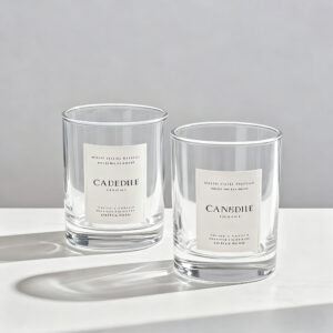 10 oz Classic Recycled Glass Candle Container for Making Scented Candles