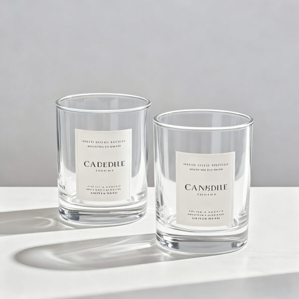 10 oz Classic Recycled Glass Candle Container for Making Scented Candles