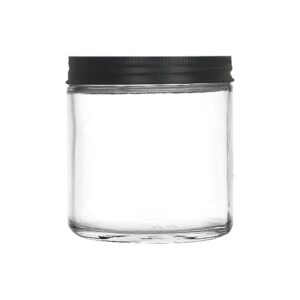 16oz Clear Straight Sided Round Jar - 89-400 Neck