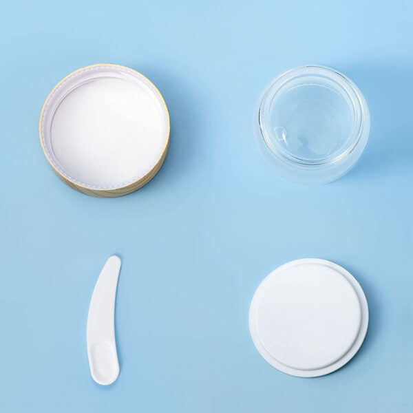 Cosmetic Packaging Bottle 30g Frosted Clear Face Cream Glass 8 Cosmetic Packaging Bottle 30g Frosted Clear Face Cream Glass