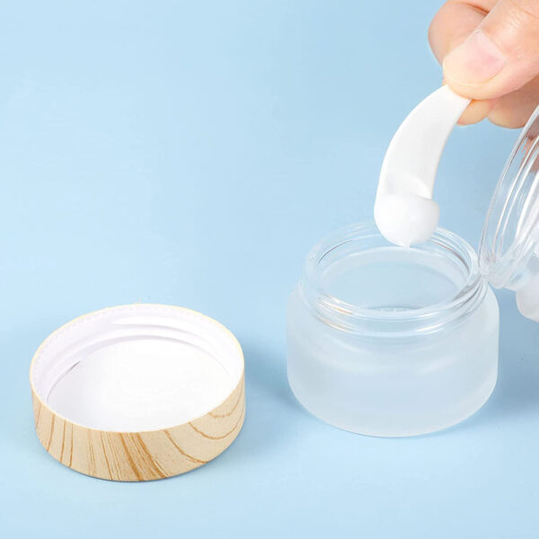 Cosmetic Packaging Bottle 30g Frosted Clear Face Cream Glass 7 Cosmetic Packaging Bottle 30g Frosted Clear Face Cream Glass