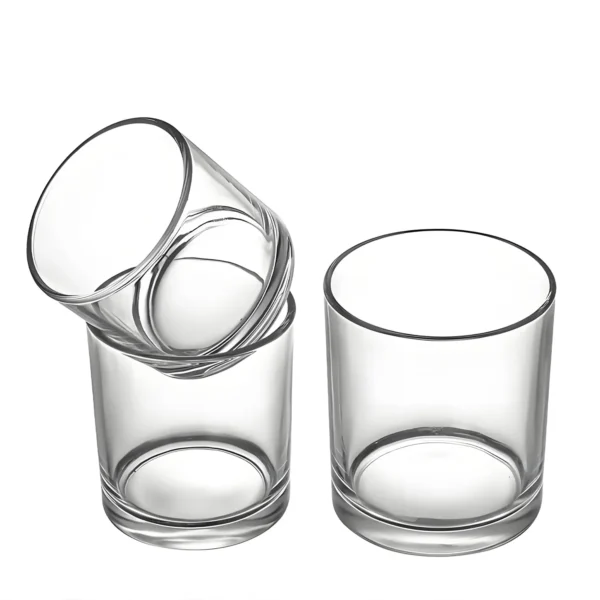 140 ml Clear Glass Candle Jars for Making Candles 7 140 ml Clear Glass Candle Jars for Making Candles