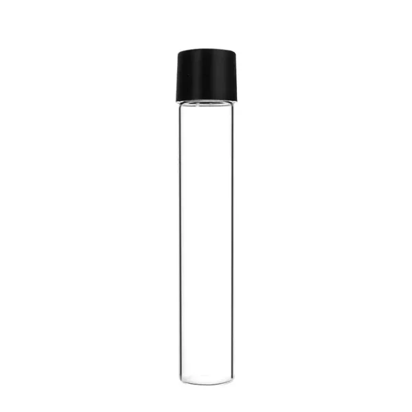 Custom Design 22*115 mm Clear Glass Tube with Child Resistant Cap 7 Custom Design 22*115 mm Clear Glass Tube with Child Resistant Cap