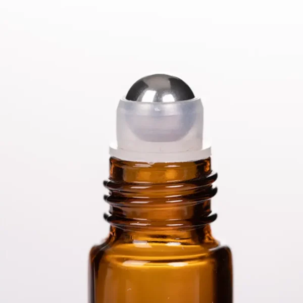 3 ml Amber Glass Roller Bottles with Lid 7 3 ml Amber Glass Roller Bottles with Lid
