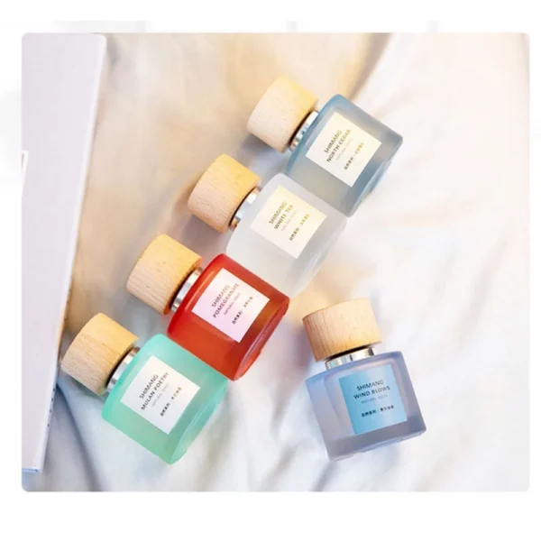 50ml Custom Color Glass Perfume Bottle with Spray Top