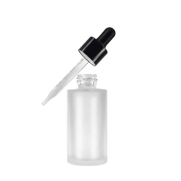 50ml Custom Cylinder Frosted Glass Dropper Bottles 9 50ml Custom Cylinder Frosted Glass Dropper Bottles