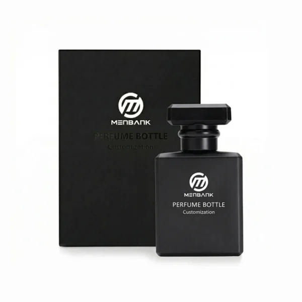 20ml 30ml 50ml 100ml Classic Black Luxury Glass Perfume Bottles for Men | Empty Cologne Bottles for Custom Fragrance Packaging