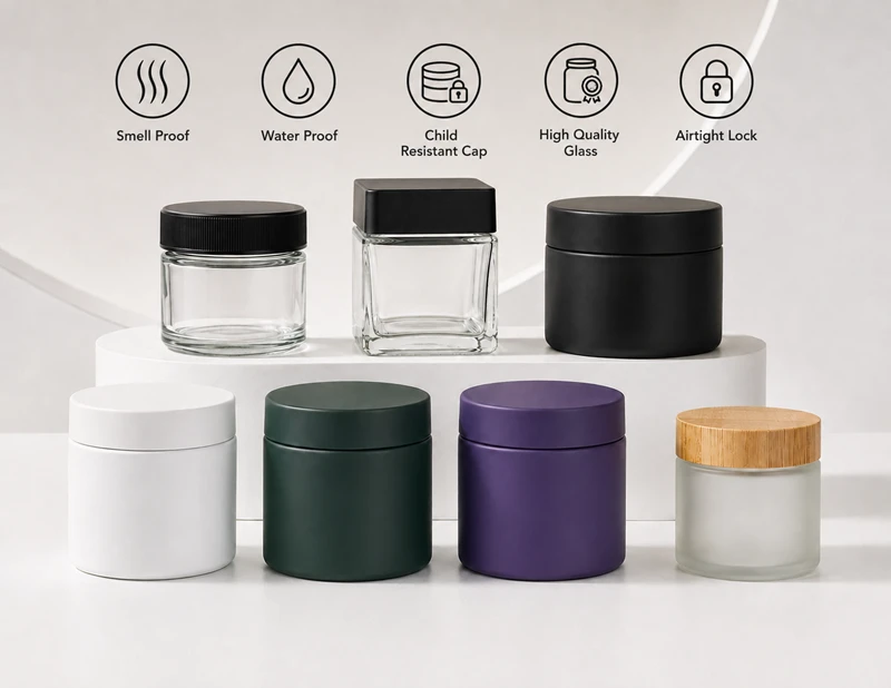 Glass Cannabis Jar Manufacturer