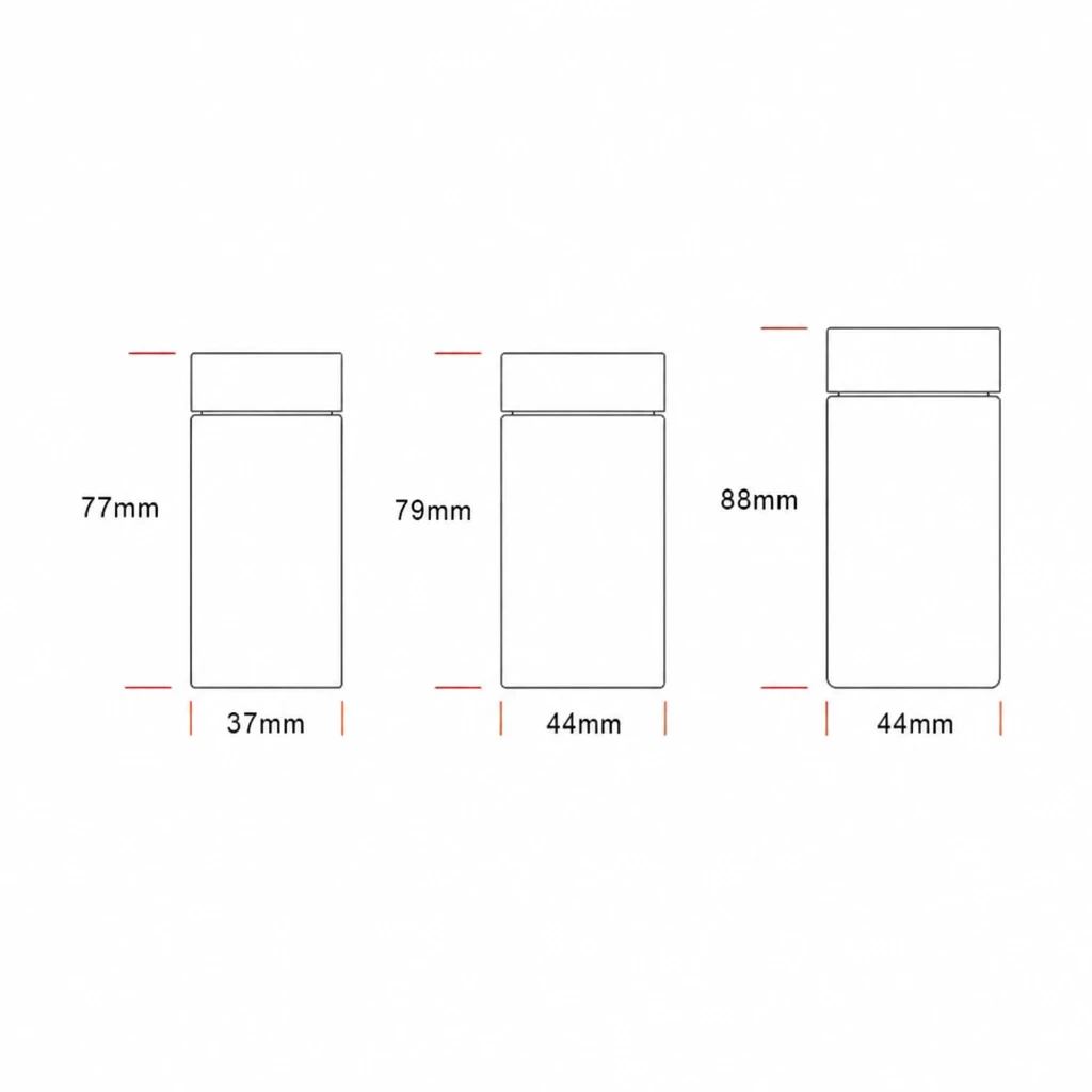 Clear Glass Multi Pack Jar