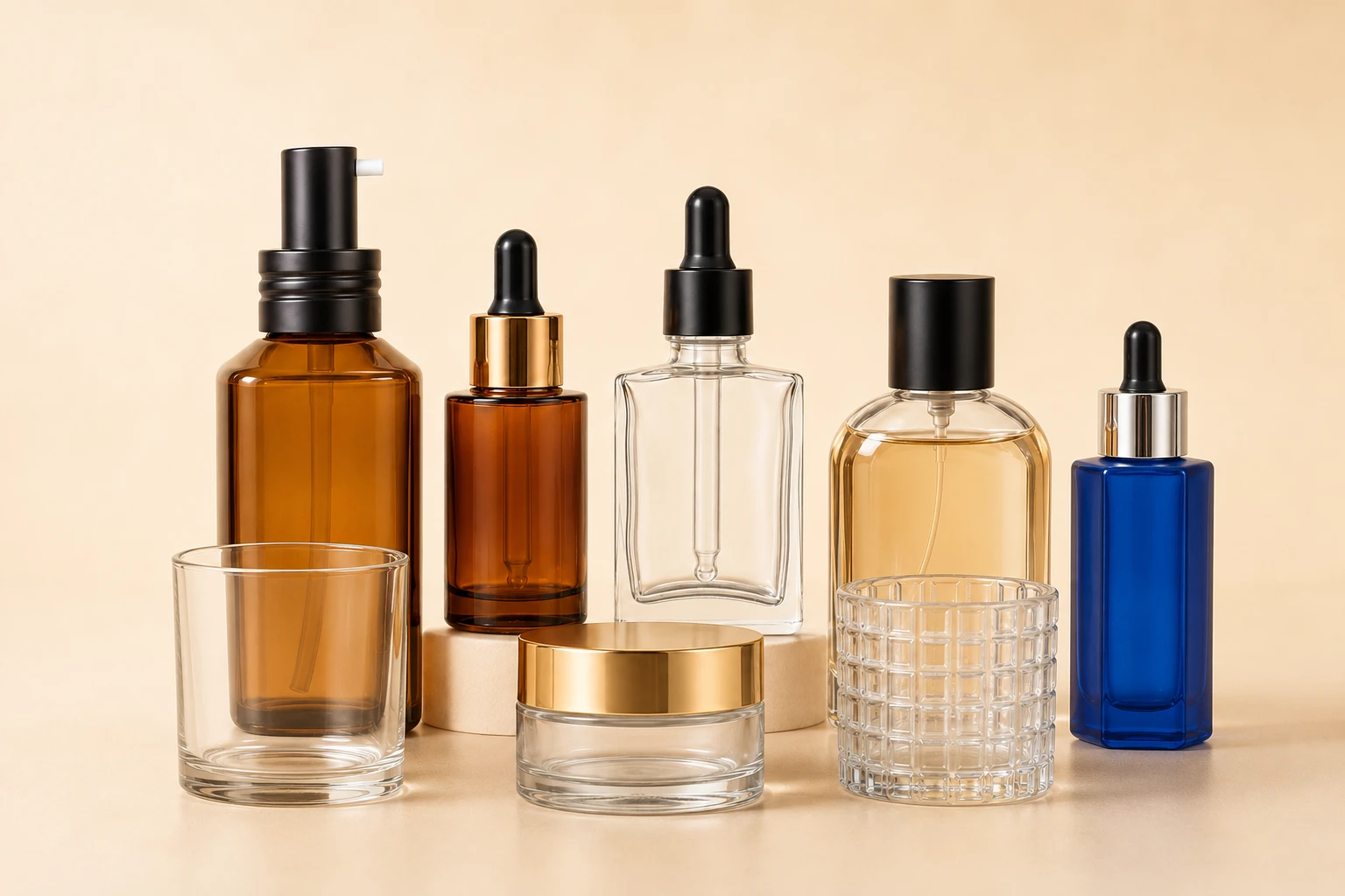 custom glass bottle