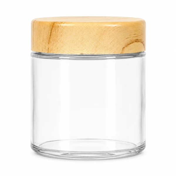 3OZ Dry Flower Glass Jar with Water Transfer CR Cap