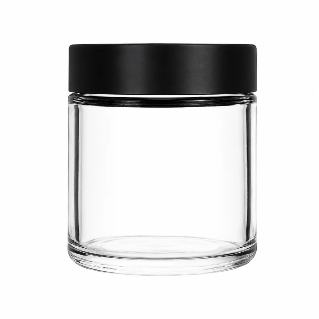 8OZ CR Glass Jar
